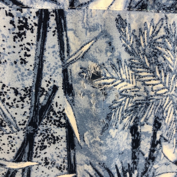 Puritan Hawaiian Button Down Shirt -M - Picture 6 of 7